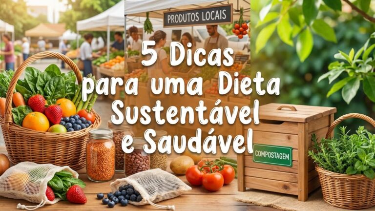 5 Dicas para uma Dieta Sustentável e Saudável